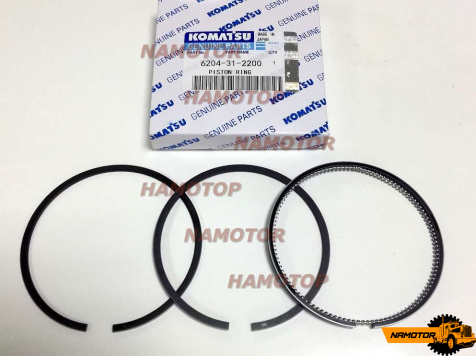 Кольца поршневые KOMATSU 6D95 4D95 B3.3 6204-31-2202, 6204-31-2200, 6204-31-2203 C6205312220, C6205312230, C6205312310 STD SDK04-019ZZ (STD) ORIG.  (На 1 порш)